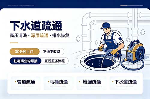 朝阳下水道疏通