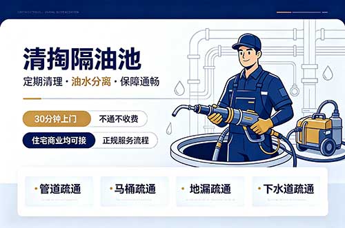 朝阳清掏隔油池